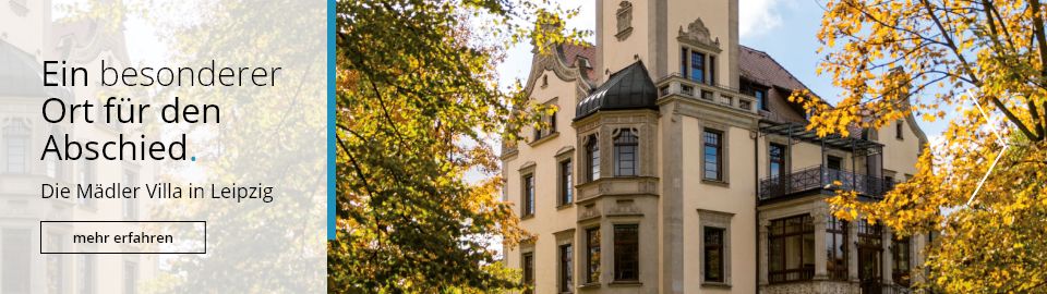 Ein besonderer Ort für den Abschied – Die Mädler Villa in Leipzig